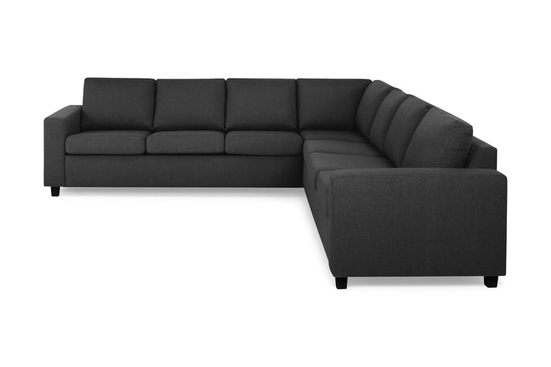 Crazy 6-sits Vändbar L-formad X-Large Hörnsoffa i Tyg - Antracit - M�öbler - Soffa - Hörnsoffa