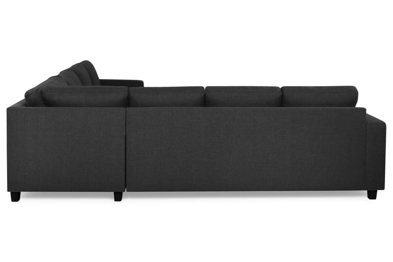 Crazy 6-sits Vändbar L-formad X-Large Hörnsoffa i Tyg - Antracit - Möbler - Soffa - Hörnsoffa