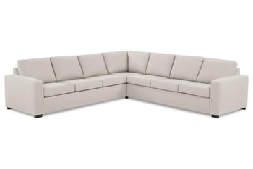 Crazy 6-sits Vändbar L-formad X-Large Hörnsoffa i Tyg - Beige - Möbler - Soffa - Hörnsoffa