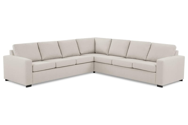 Crazy 6-sits Vändbar L-formad X-Large Hörnsoffa i Tyg - Beige - Möbler - Soffa - Hörnsoffa