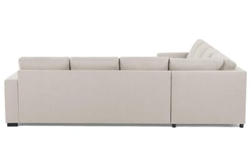Crazy 6-sits Vändbar L-formad X-Large Hörnsoffa i Tyg - Beige - Möbler - Soffa - Hörnsoffa
