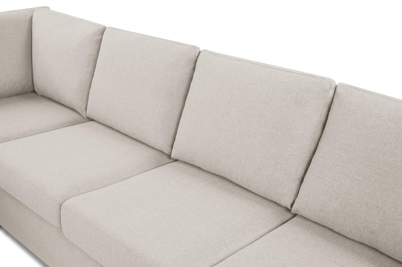 Crazy 6-sits Vändbar L-formad X-Large Hörnsoffa i Tyg - Beige - Möbler - Soffa - Hörnsoffa