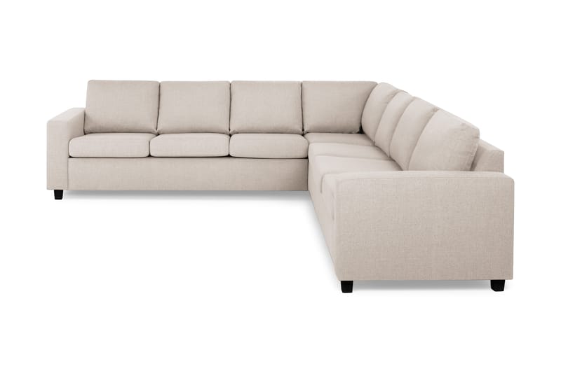Crazy 6-sits Vändbar L-formad X-Large Hörnsoffa i Tyg - Beige - Möbler - Soffa - Hörnsoffa