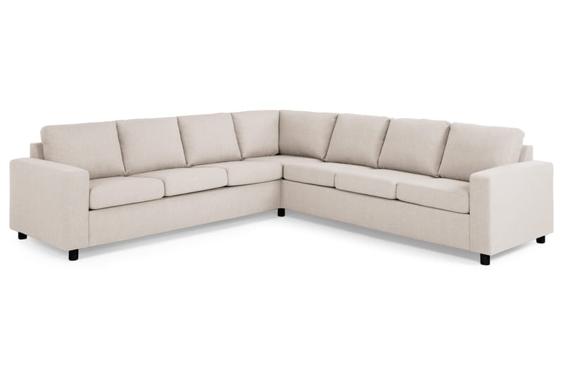 Crazy 6-sits Vändbar L-formad X-Large Hörnsoffa i Tyg - Beige - Möbler - Soffa - Hörnsoffa