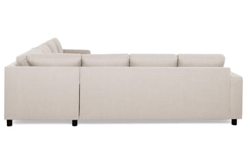 Crazy 6-sits Vändbar L-formad X-Large Hörnsoffa i Tyg - Beige - Möbler - Soffa - Hörnsoffa