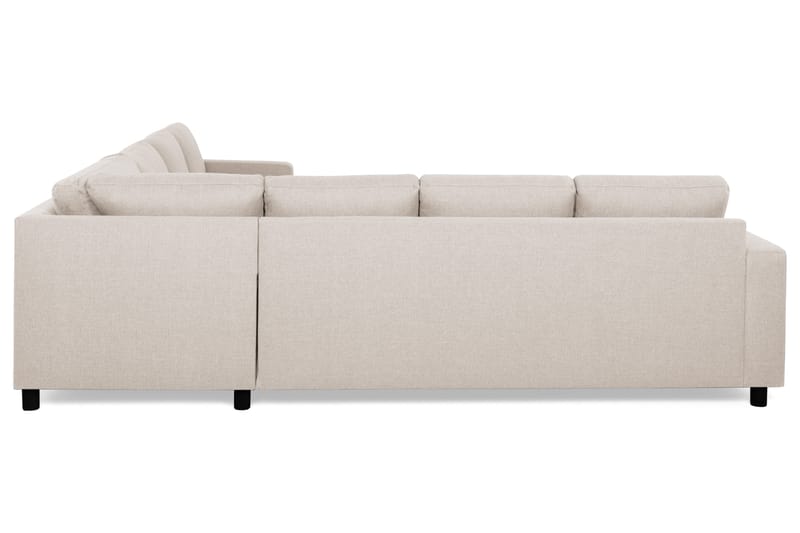 Crazy 6-sits Vändbar L-formad X-Large Hörnsoffa i Tyg - Beige - Möbler - Soffa - Hörnsoffa
