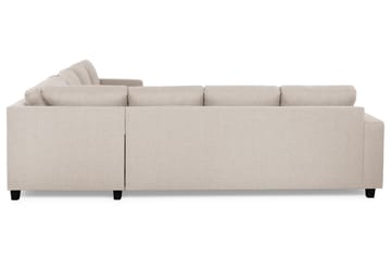 Crazy 6-sits Vändbar L-formad X-Large Hörnsoffa i Tyg - Beige - Möbler - Soffa - Hörnsoffa