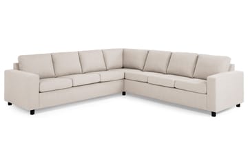 Crazy 6-sits Vändbar L-formad X-Large Hörnsoffa i Tyg - Beige - Möbler - Soffa - Hörnsoffa