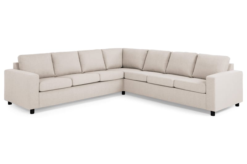 Crazy 6-sits Vändbar L-formad X-Large Hörnsoffa i Tyg - Beige - Möbler - Soffa - Hörnsoffa