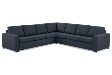 Crazy 6-sits Vändbar L-formad X-Large Hörnsoffa i Tyg - Blå - Möbler - Soffa - Hörnsoffa