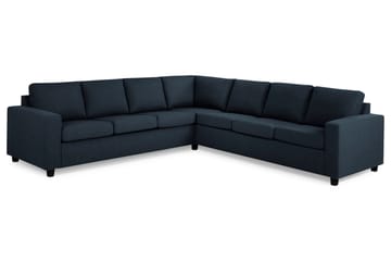 Crazy 6-sits Vändbar L-formad X-Large Hörnsoffa i Tyg - Blå - Möbler - Soffa - H�örnsoffa
