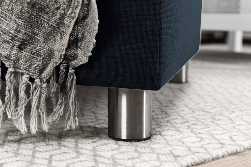 Crazy 6-sits Vändbar L-formad X-Large Hörnsoffa i Tyg - Blå - Möbler - Soffa - Hörnsoffa