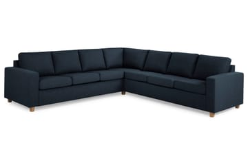 Crazy 6-sits Vändbar L-formad X-Large Hörnsoffa i Tyg - Blå - Möbler - Soffa - Hörnsoffa