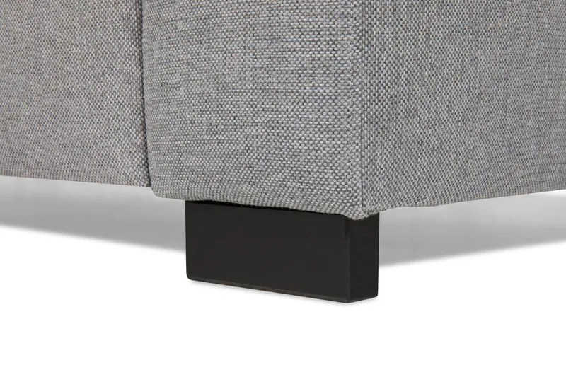 Crazy 6-sits Vändbar L-formad X-Large Hörnsoffa i Tyg - Grå - Möbler - Soffa - Hörnsoffa