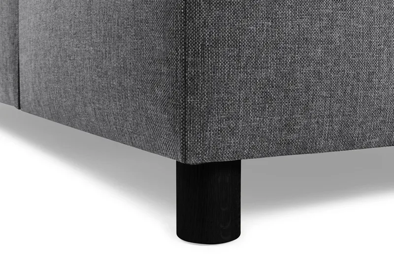 Crazy 6-sits Vändbar L-formad X-Large Hörnsoffa i Tyg - Mörkgrå - Möbler - Soffa - Hörnsoffa