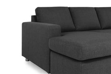 Crazy 6-sits Vänstervänd U-formad Large Hörnsoffa med divan i Tyg - Antracit - Möbler - Soffa - Hörnsoffa - Hörnsoffa med divan