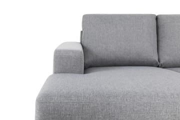 Crazy 6-sits Vänstervänd U-formad Large Hörnsoffa med divan i Tyg - Grå - Möbler - Soffa - Hörnsoffa - Hörnsoffa med divan