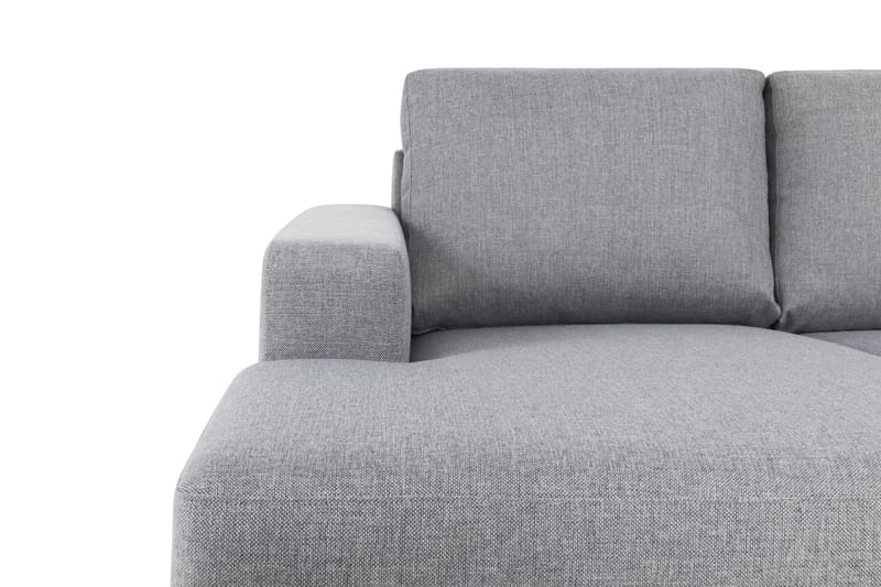 Crazy 6-sits Vänstervänd U-formad Large Hörnsoffa med divan i Tyg - Grå - Möbler - Soffa - Hörnsoffa - Hörnsoffa med divan