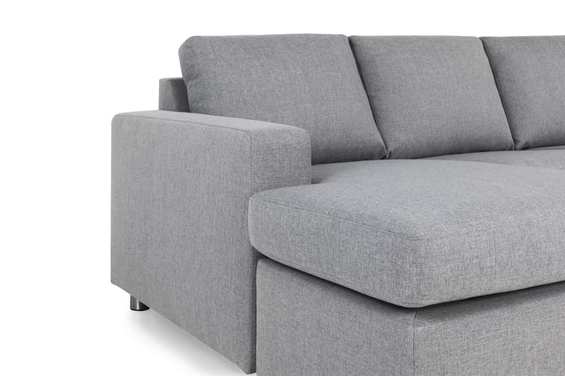 Crazy 6-sits Vänstervänd U-formad Large Hörnsoffa med divan i Tyg - Grå - Möbler - Soffa - Hörnsoffa - Hörnsoffa med divan