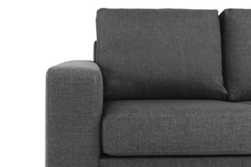 Crazy 6-sits Vänstervänd U-formad Large Hörnsoffa med divan i Tyg - Mörkgrå - Möbler - Soffa - Hörnsoffa - Hörnsoffa med divan