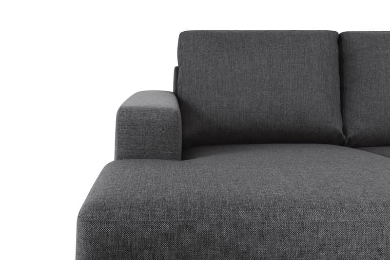 Crazy 6-sits Vänstervänd U-formad Large Hörnsoffa med divan i Tyg - Mörkgrå - Möbler - Soffa - Hörnsoffa - Hörnsoffa med divan