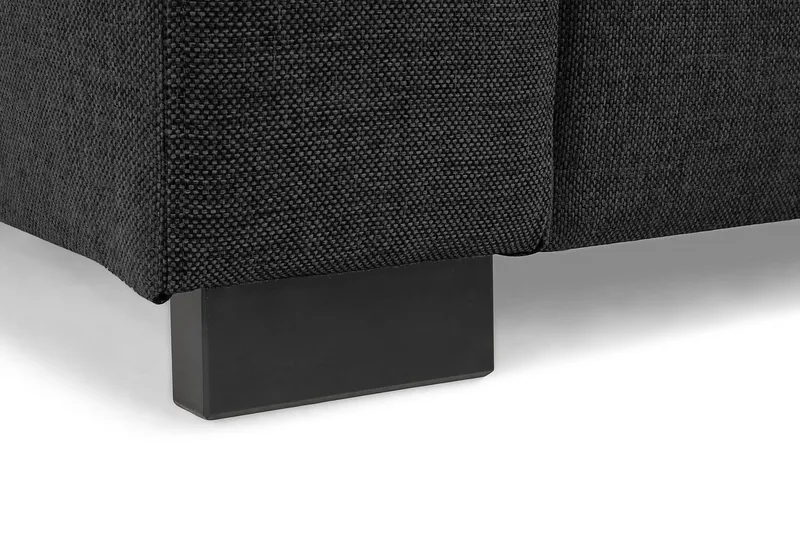 Crazy 6-sits Vänstervänd U-formad Large Hörnsoffa med divan i Tyg - Mörkgrå - Möbler - Soffa - Hörnsoffa - Hörnsoffa med divan