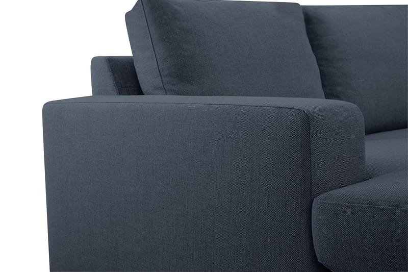 Crazy 6-sits Vänstervänd U-formad X-Large Hörnsoffa med divan i Tyg - Blå - Möbler - Soffa - Hörnsoffa - Hörnsoffa med divan