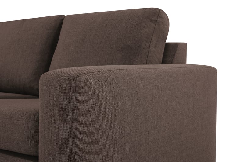 Crazy 6-sits Vänstervänd U-formad X-Large Hörnsoffa med divan i Tyg - Brun - Möbler - Soffa - Hörnsoffa - Hörnsoffa med divan