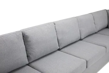 Crazy 6-sits Vänstervänd U-formad X-Large Hörnsoffa med divan i Tyg - Grå - Möbler - Soffa - Hörnsoffa - Hörnsoffa med divan