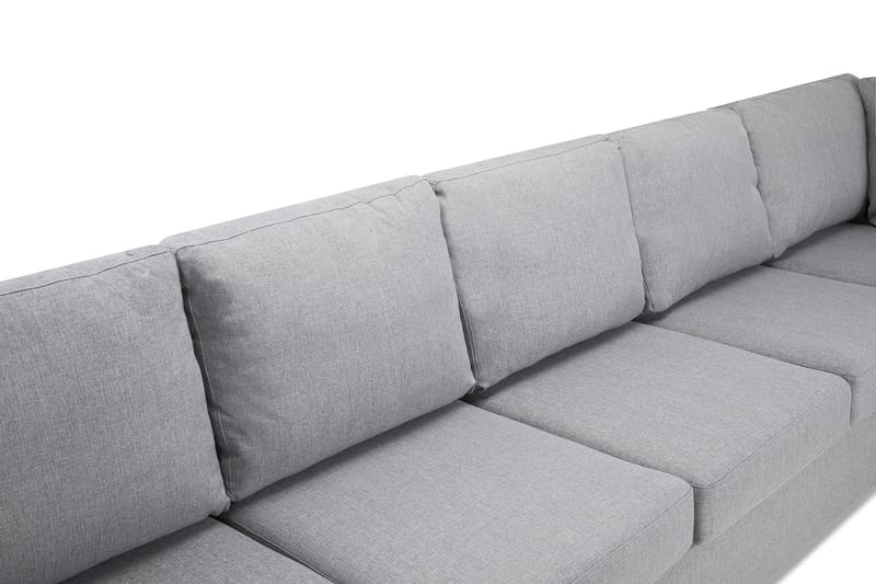 Crazy 6-sits Vänstervänd U-formad X-Large Hörnsoffa med divan i Tyg - Grå - Möbler - Soffa - Hörnsoffa - Hörnsoffa med divan