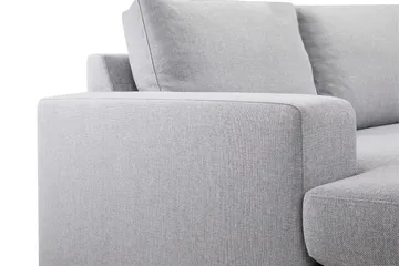 Crazy 6-sits Vänstervänd U-formad X-Large Hörnsoffa med divan i Tyg - Grå - Möbler - Soffa - Hörnsoffa - Hörnsoffa med divan