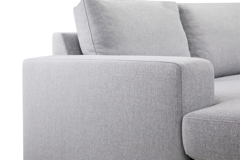 Crazy 6-sits Vänstervänd U-formad X-Large Hörnsoffa med divan i Tyg - Grå - Möbler - Soffa - Hörnsoffa - Hörnsoffa med divan