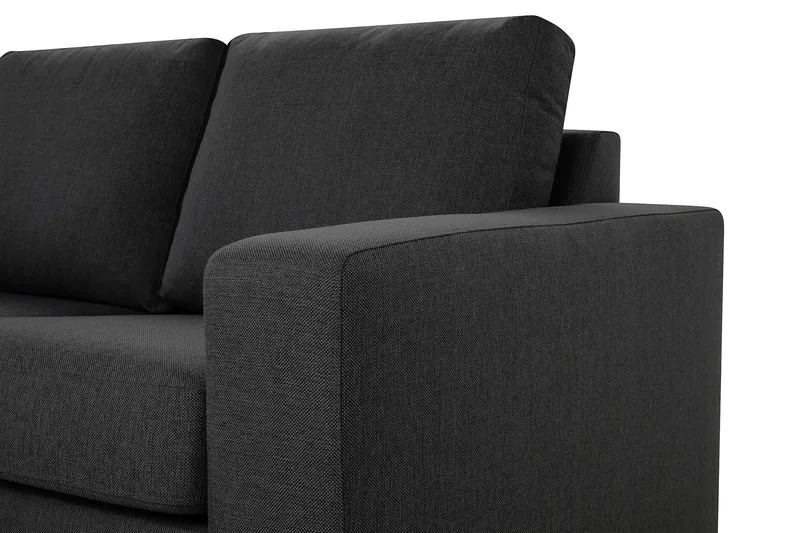 Crazy 6-sits Vänstervänd U-formad X-Large Hörnsoffa med divan i Tyg - Mörkgrå - Möbler - Soffa - Hörnsoffa - Hörnsoffa med divan
