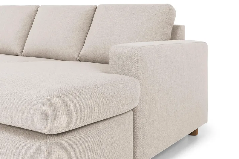 Crazy 7-sits Högervänd U-formad XX-Large Hörnsoffa med divan i Tyg - Beige - Möbler - Soffa - Hörnsoffa - Hörnsoffa med divan