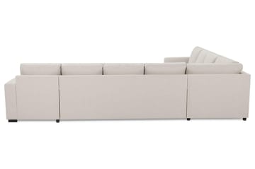 Crazy 7-sits Högervänd U-formad XX-Large Hörnsoffa med divan i Tyg - Beige - Möbler - Soffa - Hörnsoffa - Hörnsoffa med divan