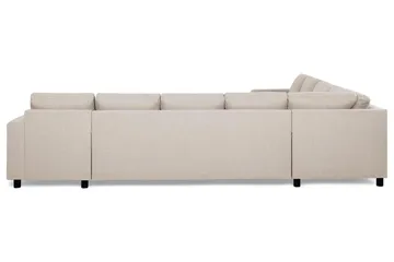 Crazy 7-sits Högervänd U-formad XX-Large Hörnsoffa med divan i Tyg - Beige - Möbler - Soffa - Hörnsoffa - Hörnsoffa med divan