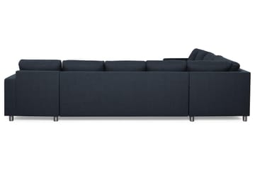 Crazy 7-sits Högervänd U-formad XX-Large Hörnsoffa med divan i Tyg - Blå - Möbler - Soffa - Hörnsoffa - Hörnsoffa med divan