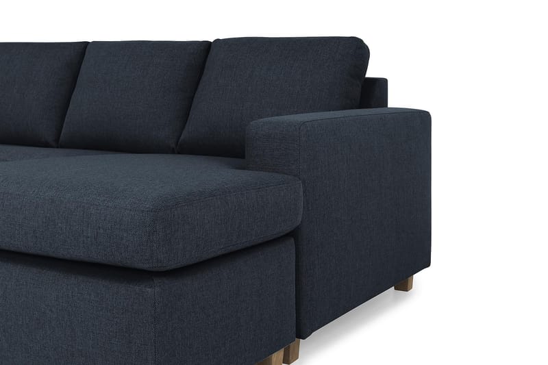Crazy 7-sits Högervänd U-formad XX-Large Hörnsoffa med divan i Tyg - Blå - Möbler - Soffa - Hörnsoffa - Hörnsoffa med divan