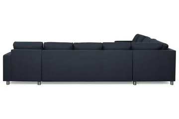 Crazy 7-sits Högervänd U-formad XX-Large Hörnsoffa med divan i Tyg - Blå - Möbler - Soffa - Hörnsoffa - Hörnsoffa med divan