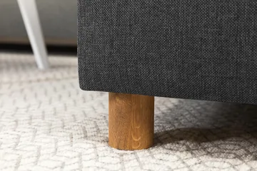 Crazy 7-sits Högervänd U-formad XX-Large Hörnsoffa med divan i Tyg - Mörkgrå - Möbler - Soffa - Hörnsoffa - Hörnsoffa med divan