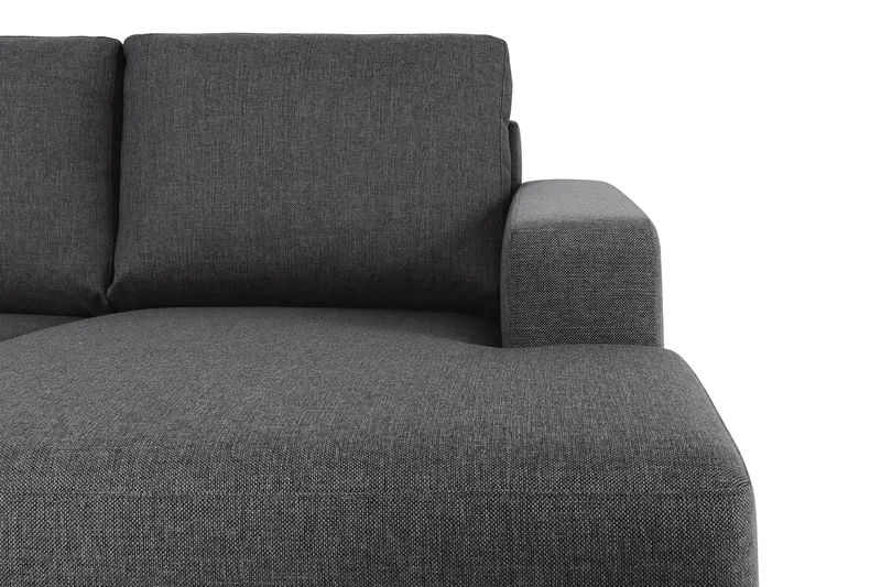 Crazy 7-sits Högervänd U-formad XX-Large Hörnsoffa med divan i Tyg - Mörkgrå - Möbler - Soffa - Hörnsoffa - Hörnsoffa med divan