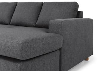 Crazy 7-sits Högervänd U-formad XX-Large Hörnsoffa med divan i Tyg - Mörkgrå - Möbler - Soffa - Hörnsoffa - Hörnsoffa med divan