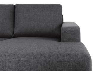 Crazy 7-sits Högervänd U-formad XX-Large Hörnsoffa med divan i Tyg - Mörkgrå - Möbler - Soffa - Hörnsoffa - Hörnsoffa med divan