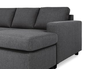 Crazy 7-sits Högervänd U-formad XX-Large Hörnsoffa med divan i Tyg - Mörkgrå - Möbler - Soffa - Hörnsoffa - Hörnsoffa med divan