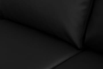 Crazy 7-sits Vändbar L-formad XX-Large Hörnsoffa i Konstläder - Svart - Möbler - Soffa - Skinnsoffa