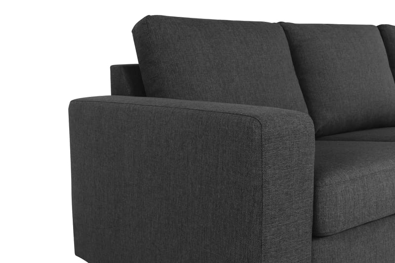 Crazy 7-sits Vändbar L-formad XX-Large Hörnsoffa i Tyg - Antracit - Möbler - Soffa - Hörnsoffa