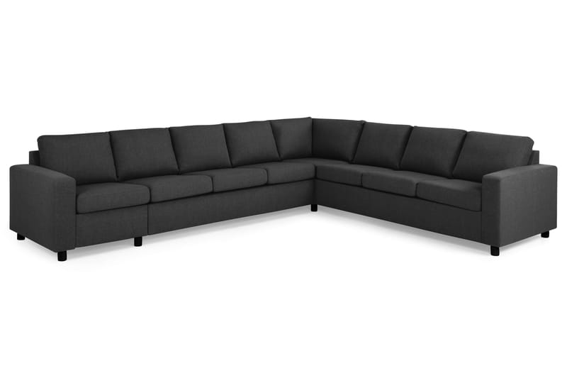 Crazy 7-sits Vändbar L-formad XX-Large Hörnsoffa i Tyg - Antracit - Möbler - Soffa - Hörnsoffa