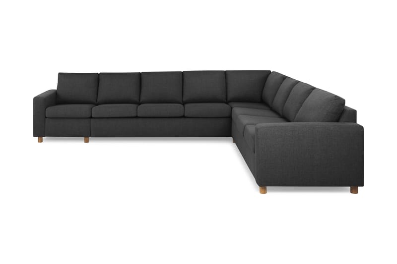 Crazy 7-sits Vändbar L-formad XX-Large Hörnsoffa i Tyg - Antracit - Möbler - Soffa - Hörnsoffa