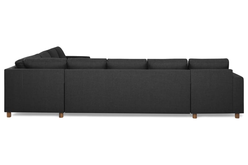 Crazy 7-sits Vändbar L-formad XX-Large Hörnsoffa i Tyg - Antracit - Möbler - Soffa - Hörnsoffa