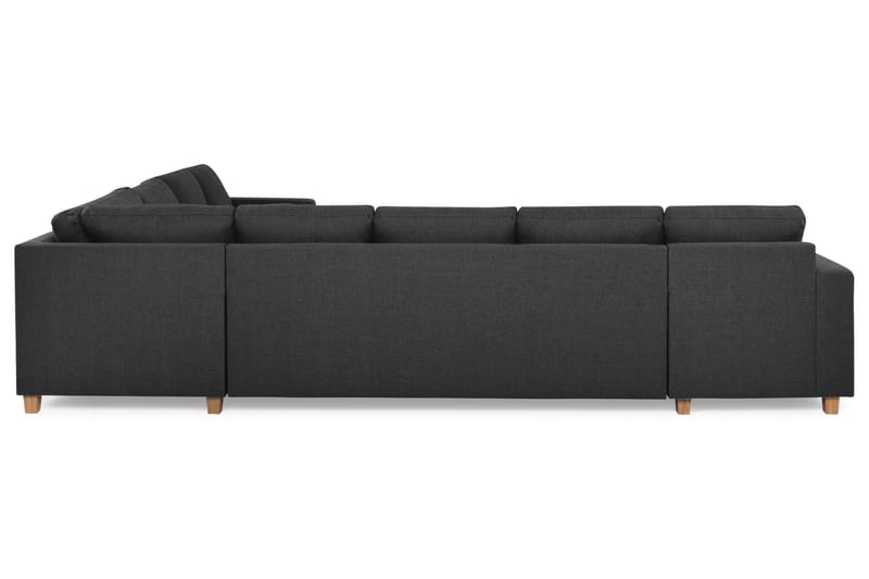 Crazy 7-sits Vändbar L-formad XX-Large Hörnsoffa i Tyg - Antracit - Möbler - Soffa - Hörnsoffa